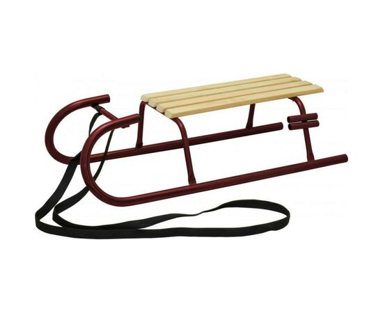 Санки Snower Снежок Бордовые (4820211100476BORDO), изображение 2 Санки Snower Снежок Бордовые (4820211100476BORDO), изображение 2