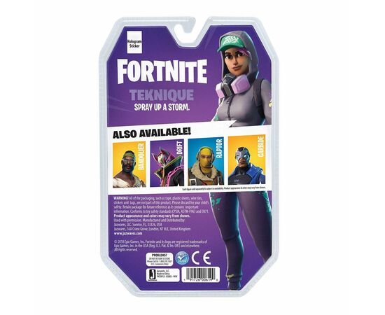 Фигурка для геймеров Jazwares Fortnite Solo Mode Teknique (FNT0015), изображение 3 Фигурка для геймеров Jazwares Fortnite Solo Mode Teknique (FNT0015), изображение 3