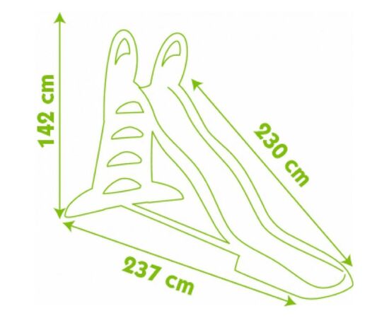 Горка Smoby Садовая горка с водным эффектом длина 230 см (310261), изображение 5
