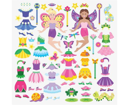 Набор для творчества Melissa&Doug Объемные многоразовые наклейки Феи (MD19414), изображение 5