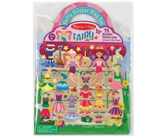 Набор для творчества Melissa&Doug Объемные многоразовые наклейки Феи (MD19414)