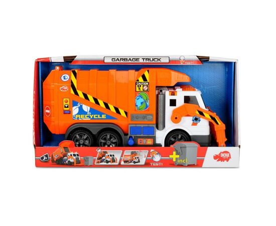 Спецтехніка Dickie Toys Сміттєвоз зі звук. та світл. ефектами (3308369), зображення 2 Спецтехніка Dickie Toys Сміттєвоз зі звук. та світл. ефектами (3308369), зображення 2