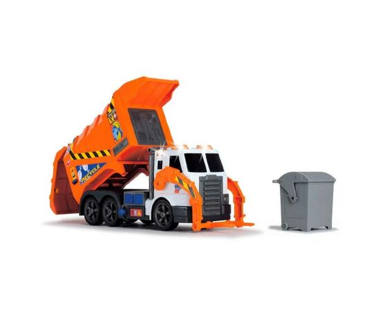 Спецтехника Dickie Toys Мусоровоз с контейнером и подъемником, со звук. и свет. эффе (1137000)