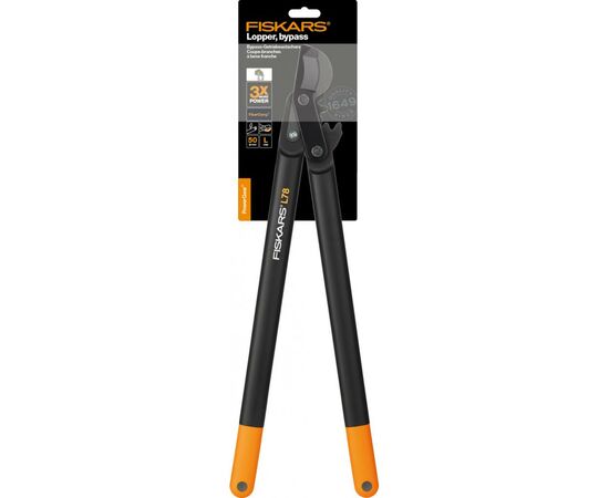 Секатор Fiskars плоскостной усиленный PowerGear L L78 (1000584), изображение 2 Секатор Fiskars плоскостной усиленный PowerGear L L78 (1000584), изображение 2
