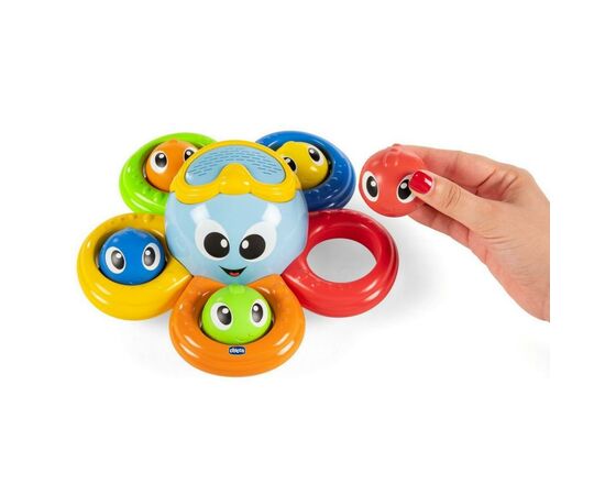 Игрушка для ванной Chicco Осьминог Билли (10037.00), изображение 4 Игрушка для ванной Chicco Осьминог Билли (10037.00), изображение 4