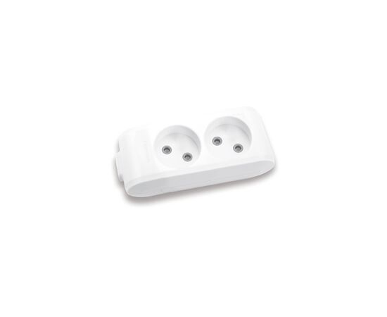 Колодка для подовжувача Panasonic X-tendia 2 гнізда grey (WLTB02202GR-UA)