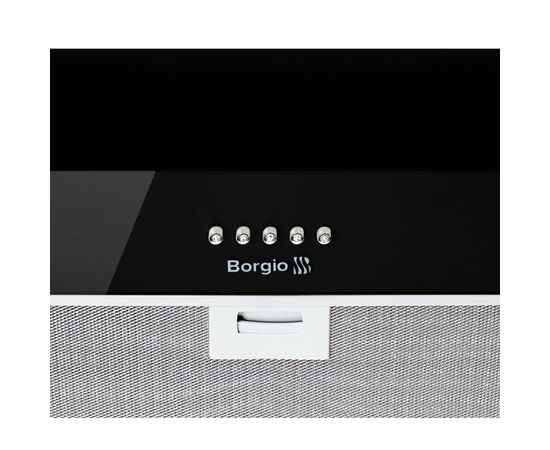 Вытяжка кухонная Borgio BBI (TR) 5840 black glass MU 850 (РН016564), изображение 4 Вытяжка кухонная Borgio BBI (TR) 5840 black glass MU 850 (РН016564), изображение 4