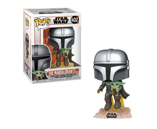Фигурка для геймеров Funko Pop Мандалорец, летящий с малышом (50959), изображение 2 Фигурка для геймеров Funko Pop Мандалорец, летящий с малышом (50959), изображение 2
