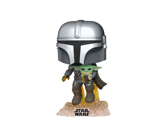 Фигурка для геймеров Funko Pop Мандалорец, летящий с малышом (50959)