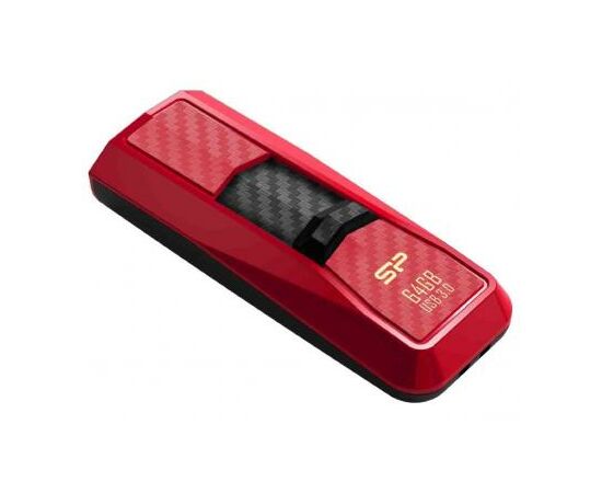 USB флеш накопитель Silicon Power 64Gb Blaze B50 Red USB 3.0 (SP064GBUF3B50V1R), изображение 3 USB флеш накопитель Silicon Power 64Gb Blaze B50 Red USB 3.0 (SP064GBUF3B50V1R), изображение 3