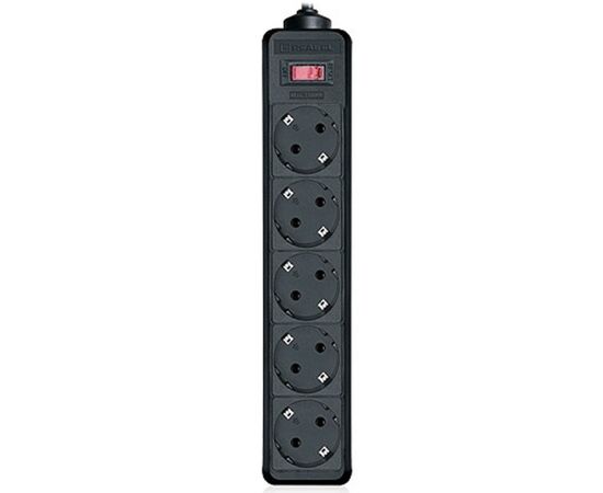 Мережевий фільтр живлення REAL-EL RS-PROTECT 3m, black (EL122300011)
