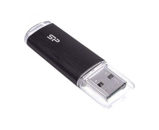 USB флеш накопитель Silicon Power 8GB Ultima U02 Black USB 2.0 (SP008GBUF2U02V1K), изображение 3 USB флеш накопитель Silicon Power 8GB Ultima U02 Black USB 2.0 (SP008GBUF2U02V1K), изображение 3