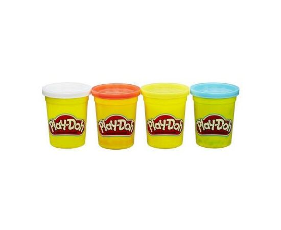 Набор для творчества Hasbro Play-Doh Набор из 4 баночек (B5517_B6508), изображение 2 Набор для творчества Hasbro Play-Doh Набор из 4 баночек (B5517_B6508), изображение 2