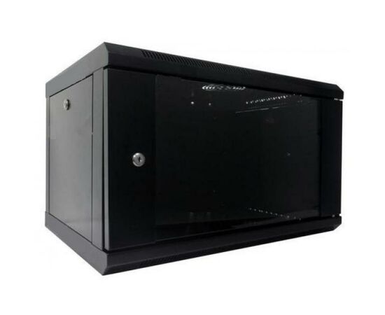 Шкаф настенный Hypernet 6U 19" 600x600 (WMNC66-6U-FLAT-BLACK)