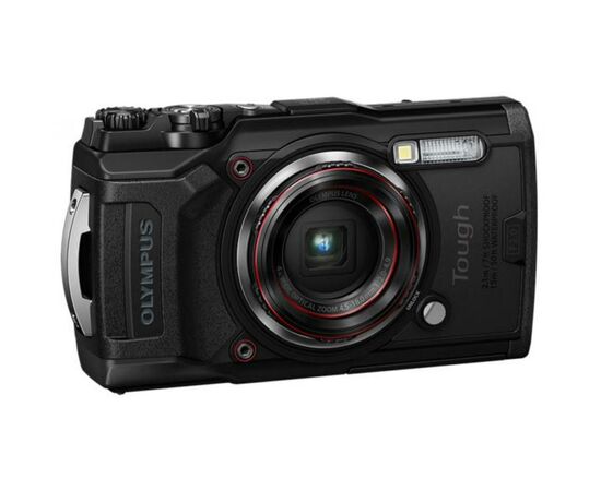 Цифровой фотоаппарат Olympus TG-6 Black (Waterproof - 15m; GPS; 4K; Wi-Fi) (V104210BE000), изображение 2 Цифровой фотоаппарат Olympus TG-6 Black (Waterproof - 15m; GPS; 4K; Wi-Fi) (V104210BE000), изображение 2