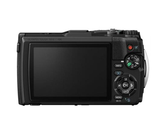Цифровой фотоаппарат Olympus TG-6 Black (Waterproof - 15m; GPS; 4K; Wi-Fi) (V104210BE000), изображение 3 Цифровой фотоаппарат Olympus TG-6 Black (Waterproof - 15m; GPS; 4K; Wi-Fi) (V104210BE000), изображение 3