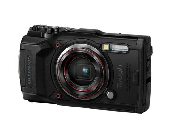 Цифровой фотоаппарат Olympus TG-6 Black (Waterproof - 15m; GPS; 4K; Wi-Fi) (V104210BE000)