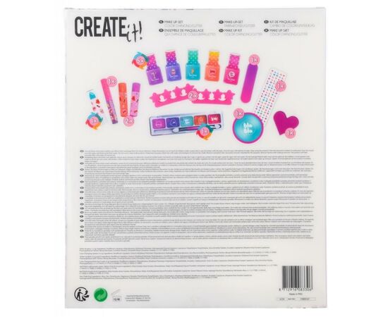 Детская косметика Create it! Набор косметики Глиттер Бокс (84139), изображение 3 Детская косметика Create it! Набор косметики Глиттер Бокс (84139), изображение 3