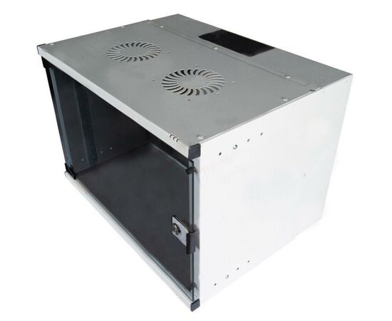 Шафа настінна Hypernet 7U 19" 540x400 SOHO (WMNC-40-7U-SOHO-FLAT), зображення 2 Шафа настінна Hypernet 7U 19" 540x400 SOHO (WMNC-40-7U-SOHO-FLAT), зображення 2