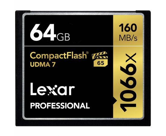 Карта памяти Lexar 64GB Compact Flash 1066x Professional (LCF64GCRB1066)