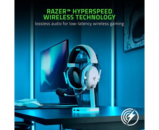 Наушники Razer Blackshark V2 Pro Wireless White (RZ04-03220300-R3M1), изображение 4 Наушники Razer Blackshark V2 Pro Wireless White (RZ04-03220300-R3M1), изображение 4