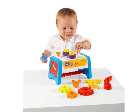 Развивающая игрушка Chicco Gear & Workbench (10062.00), изображение 6 Развивающая игрушка Chicco Gear & Workbench (10062.00), изображение 6