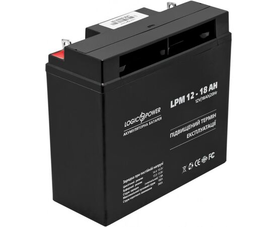 Батарея до ДБЖ LogicPower LPM 12В 18Ач (4133)