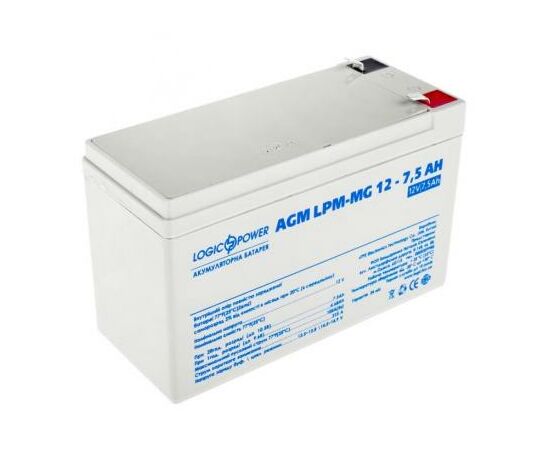Батарея до ДБЖ LogicPower LPM MG 12В 7.5Ач (6554)