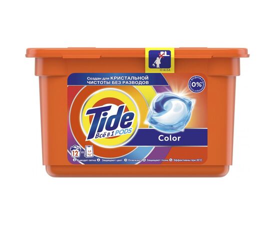 Капсулы для стирки Tide Все-в-1 Color 12 шт. (8001090758231)