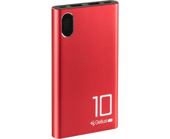 Батарея универсальная Gelius Pro CoolMini GP-PB10-005 10 000 mAh 2.1A Red (72160), изображение 2 Батарея универсальная Gelius Pro CoolMini GP-PB10-005 10 000 mAh 2.1A Red (72160), изображение 2