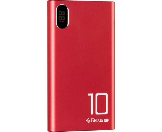 Батарея универсальная Gelius Pro CoolMini GP-PB10-005 10 000 mAh 2.1A Red (72160), изображение 3 Батарея универсальная Gelius Pro CoolMini GP-PB10-005 10 000 mAh 2.1A Red (72160), изображение 3
