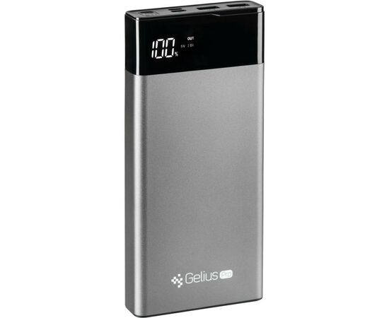Батарея универсальная Gelius Pro Edge GP-PB20-007 20 000 mAh 2.1A Grey (72028), изображение 2 Батарея универсальная Gelius Pro Edge GP-PB20-007 20 000 mAh 2.1A Grey (72028), изображение 2