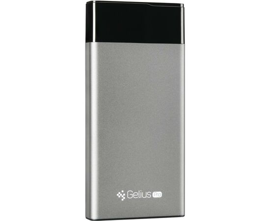 Батарея универсальная Gelius Pro Edge GP-PB20-007 20 000 mAh 2.1A Grey (72028), изображение 3 Батарея универсальная Gelius Pro Edge GP-PB20-007 20 000 mAh 2.1A Grey (72028), изображение 3
