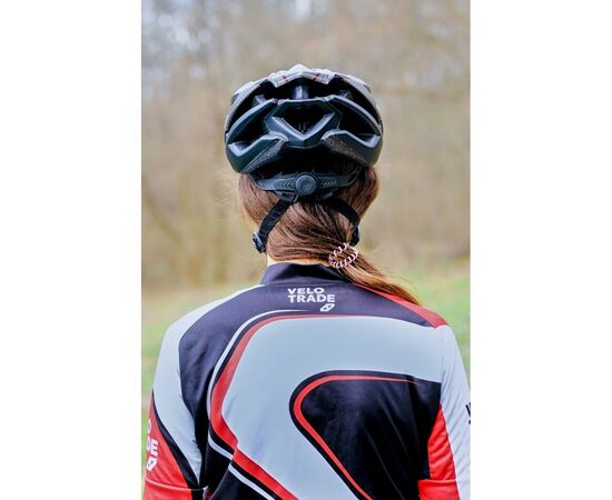 Шлем Velotrade с козырьком СIGNA WT-068 черно-красный М (54-57см) (HEAD-017), изображение 4