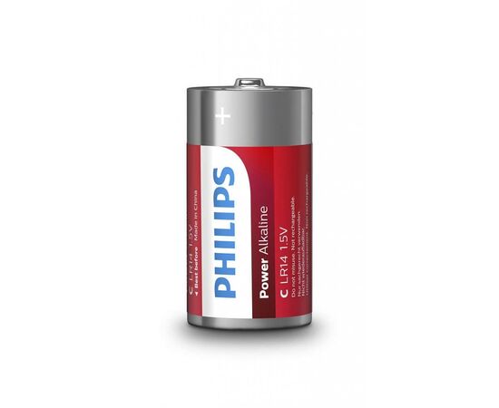 Батарейка Philips C LR14 Power Alkaline * 2 (LR14P2B/10), изображение 2 Батарейка Philips C LR14 Power Alkaline * 2 (LR14P2B/10), изображение 2