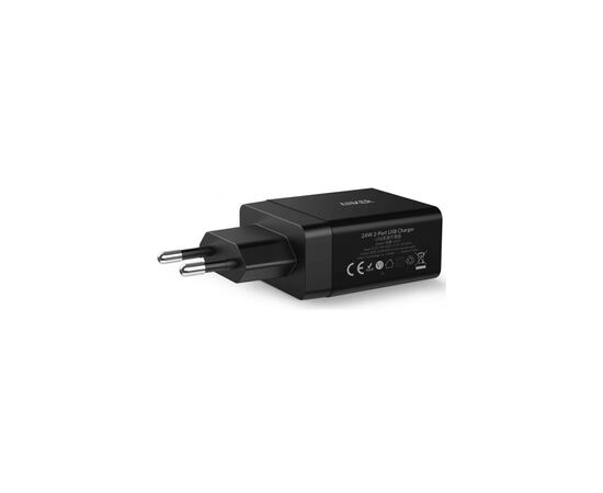 Зарядное устройство Anker PowerPort 2 - 24W 2-port USB Power IQ V3 (Black) (A2021L11), изображение 3 Зарядное устройство Anker PowerPort 2 - 24W 2-port USB Power IQ V3 (Black) (A2021L11), изображение 3