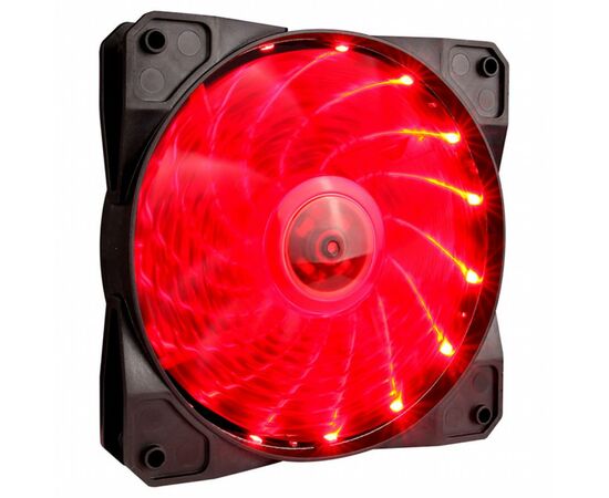 Кулер для корпуса 1stPlayer A1-15LED RED, изображение 2 Кулер для корпуса 1stPlayer A1-15LED RED, изображение 2