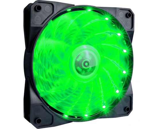 Кулер для корпуса 1stPlayer A1-15LED Green, изображение 2 Кулер для корпуса 1stPlayer A1-15LED Green, изображение 2