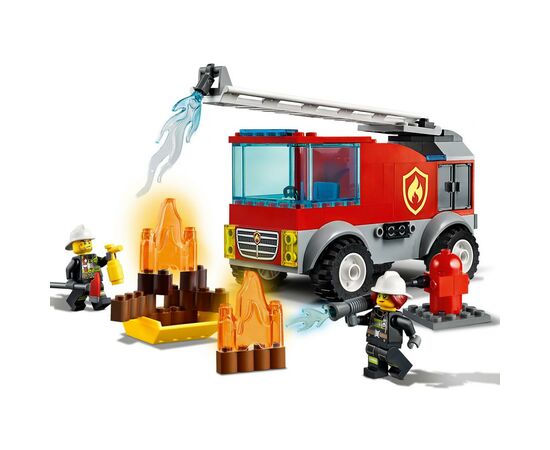 Конструктор LEGO City Fire Пожарная машина с лестницей 88 деталей (60280), изображение 3 Конструктор LEGO City Fire Пожарная машина с лестницей 88 деталей (60280), изображение 3