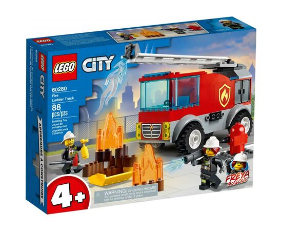 Конструктор LEGO City Fire Пожежна вантажівка з драбиною (60280)