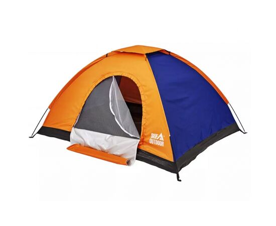 Палатка Skif Outdoor Adventure I 200x150 cm Orange/Blue (SOTSL150OB), изображение 3 Палатка Skif Outdoor Adventure I 200x150 cm Orange/Blue (SOTSL150OB), изображение 3