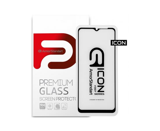 Стекло защитное Armorstandart Icon Samsung M12 / A12 / A12 Nacho Black (ARM58887)