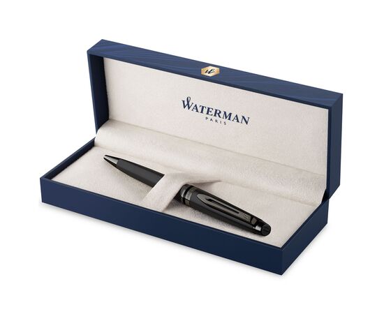 Ручка кулькова Waterman EXPERT Metallic Black Lacquer RT BP (20 046), зображення 3 Ручка кулькова Waterman EXPERT Metallic Black Lacquer RT BP (20 046), зображення 3