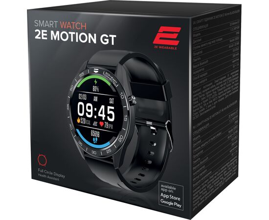 Смарт-часы 2E Motion GT 46 mm Black-Silver (2E-CWW20BKSL), изображение 3