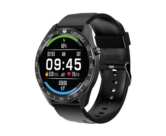 Смарт-часы 2E Motion GT 46 mm Black-Silver (2E-CWW20BKSL)