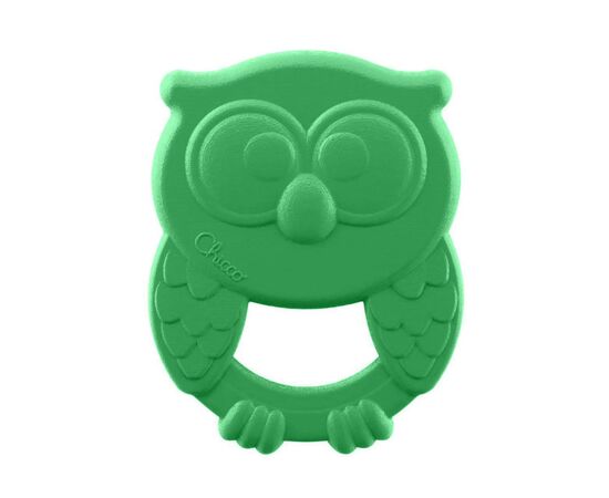 Прорізувач Chicco брязкальце Сова серії ECO+ зелений (10489.00.01)
