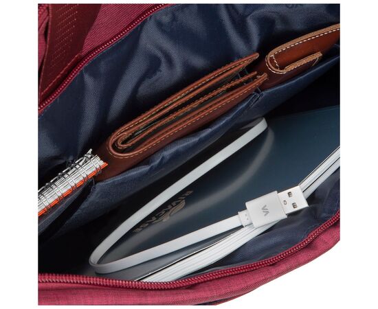 Сумка для ноутбука RivaCase 15.6" 8335 Red (8335Red), изображение 7 Сумка для ноутбука RivaCase 15.6" 8335 Red (8335Red), изображение 7