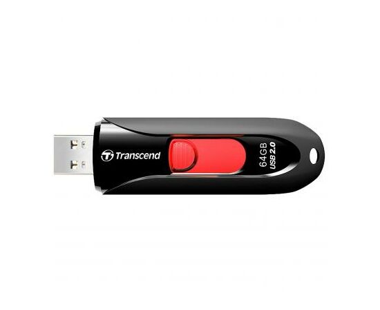 USB флеш накопитель Transcend 64GB JetFlash 590 USB 2.0 (TS64GJF590K), изображение 2 USB флеш накопитель Transcend 64GB JetFlash 590 USB 2.0 (TS64GJF590K), изображение 2