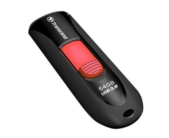 USB флеш накопитель Transcend 64GB JetFlash 590 USB 2.0 (TS64GJF590K), изображение 4 USB флеш накопитель Transcend 64GB JetFlash 590 USB 2.0 (TS64GJF590K), изображение 4