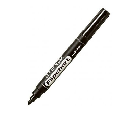 Маркер Centropen Flipchart 8550 2,5 мм, round tip, black (8550/01)